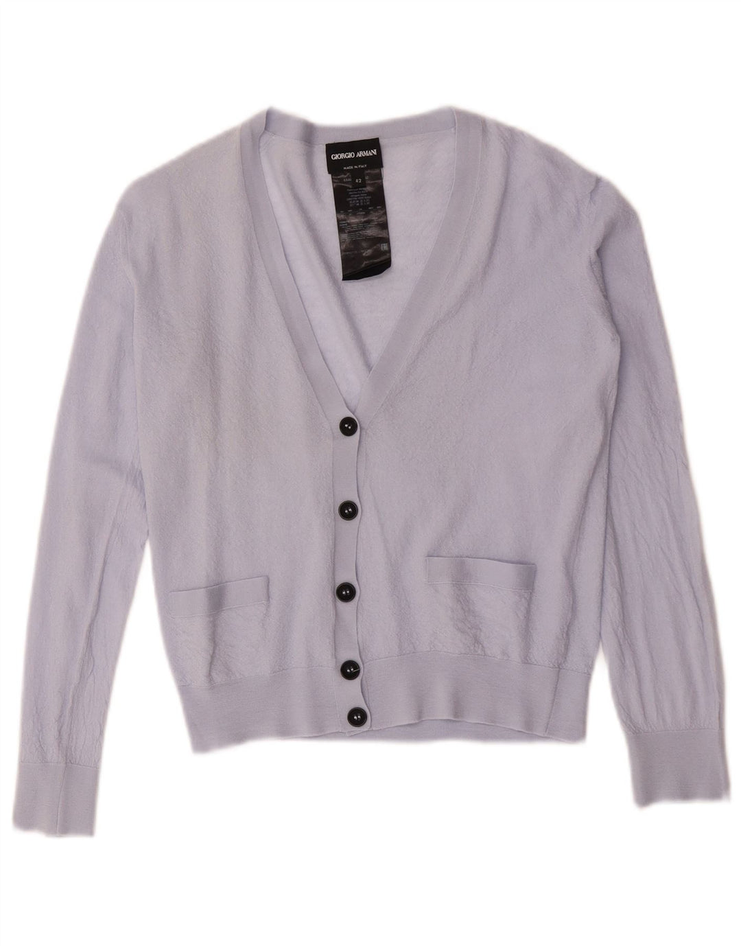 Suéter cardigã feminino Giorgio Armani IT 42 lã roxa média