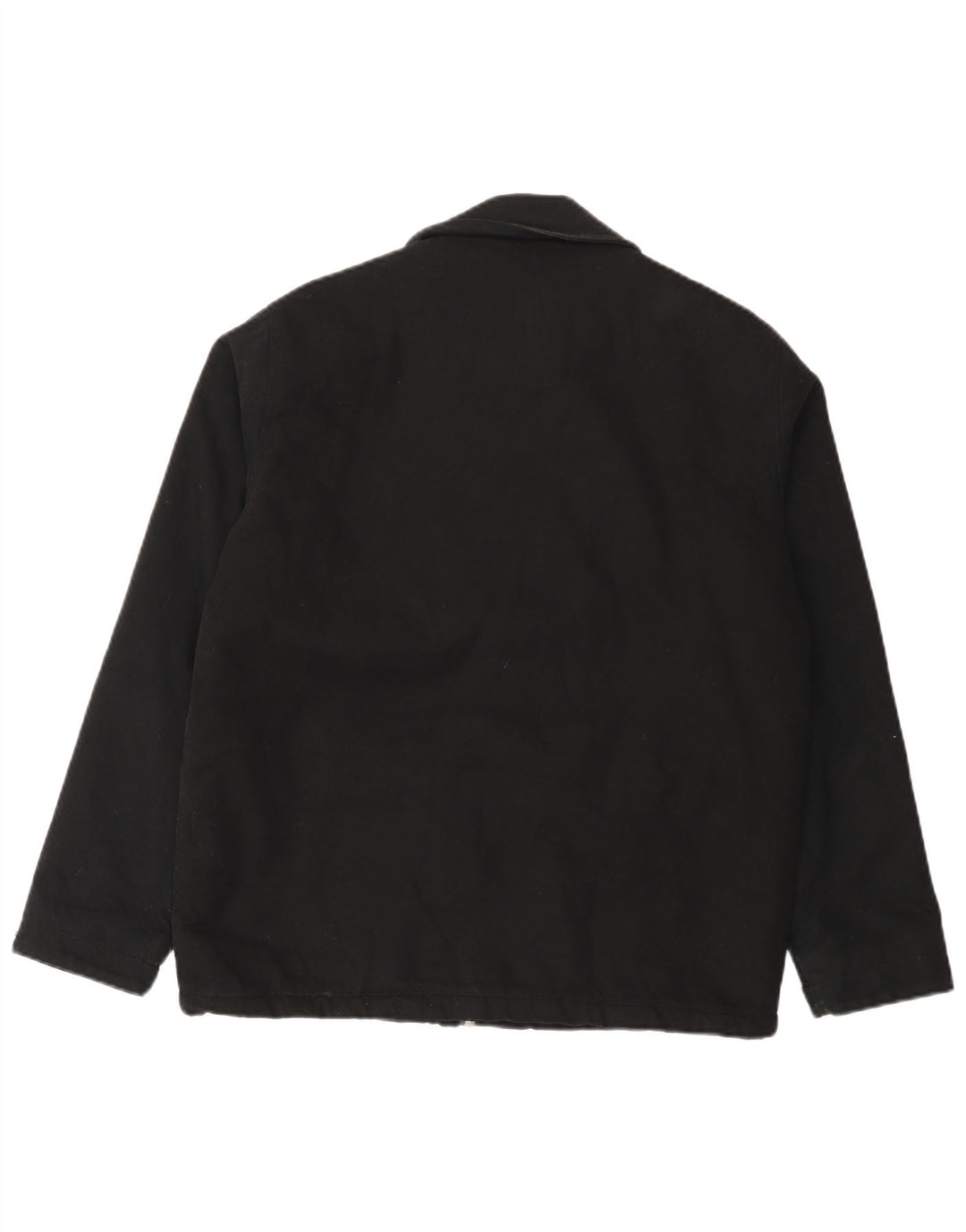 Jaqueta utilitária masculina Zara UK 38 algodão preto médio