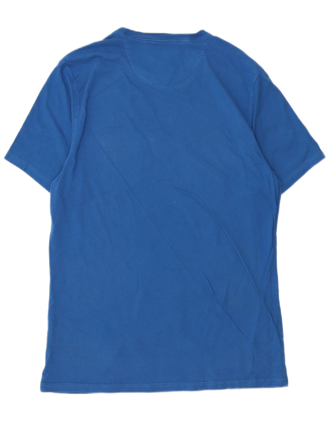 Camiseta masculina BARBOUR sob medida, top grande de algodão azul