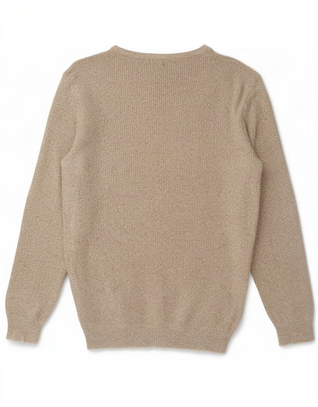 Zara Suéter masculino com gola canoa XL cinza manchado