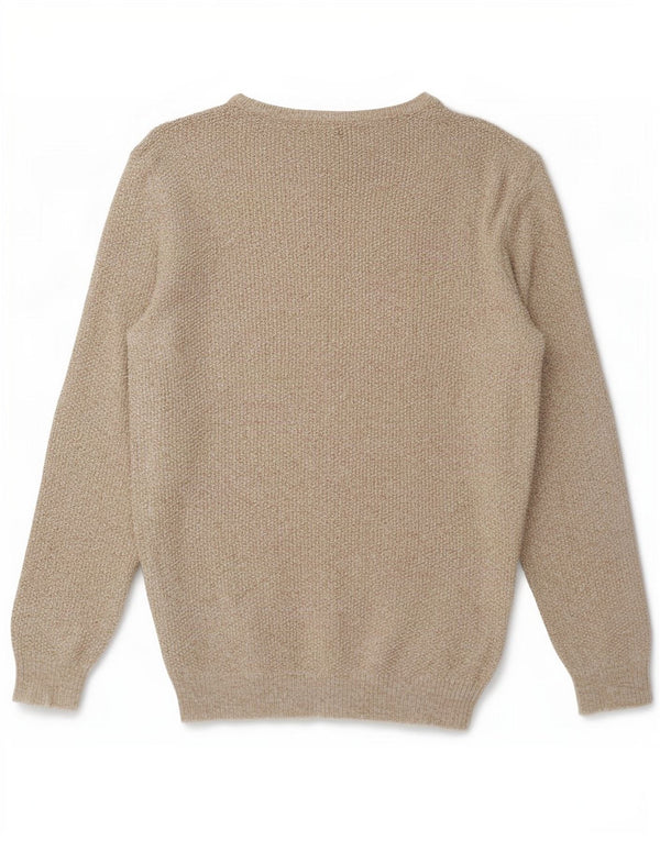 Zara Suéter masculino com gola canoa XL cinza manchado