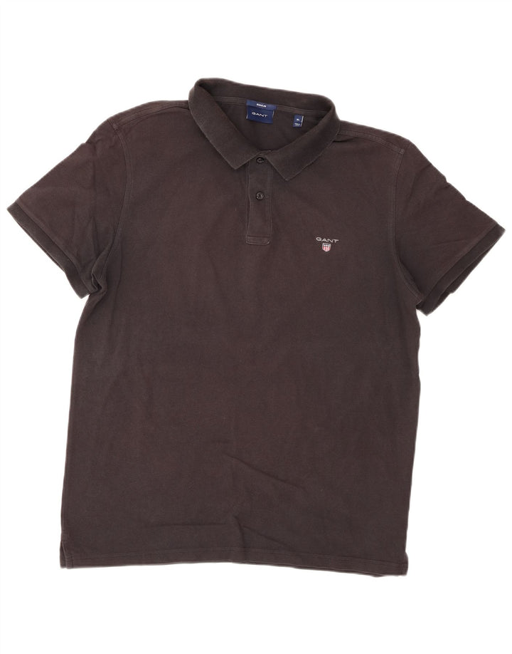 Camisa polo masculina Gant Regular Fit XL algodão preto