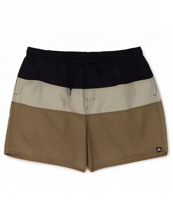 Adidas Mens Sport Shorts 2XL W42 L5 Multicolorido Colourblock Poliéster
