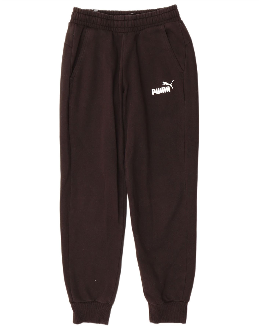 Calça de treino masculina Puma Joggers pequeno algodão preto