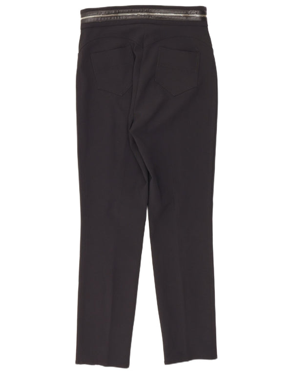 Elisabetta Franchi Calça casual feminina de cintura alta IT 42 Médio W26 L26 B