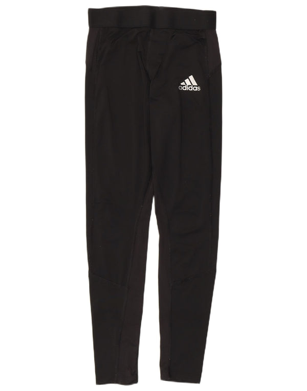 Adidas Womens Primegreen Leggings UK 14 Grande Poliéster Preto