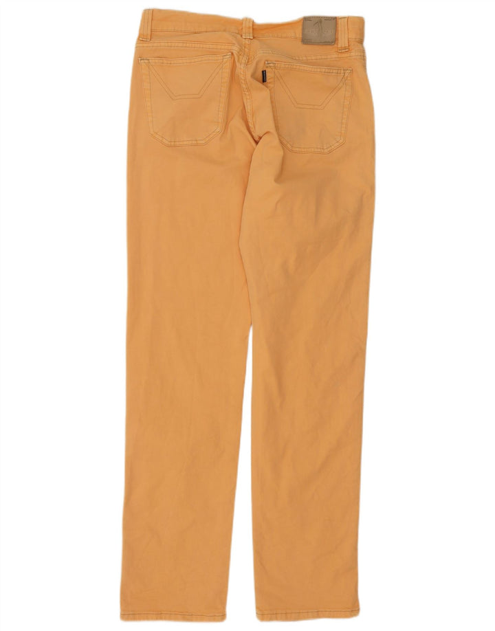 Jeans retos masculinos Jeckerson W33 L33 algodão laranja
