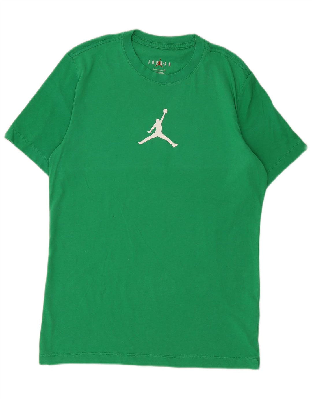 Camiseta masculina Jordan com estampa gráfica pequena de algodão verde