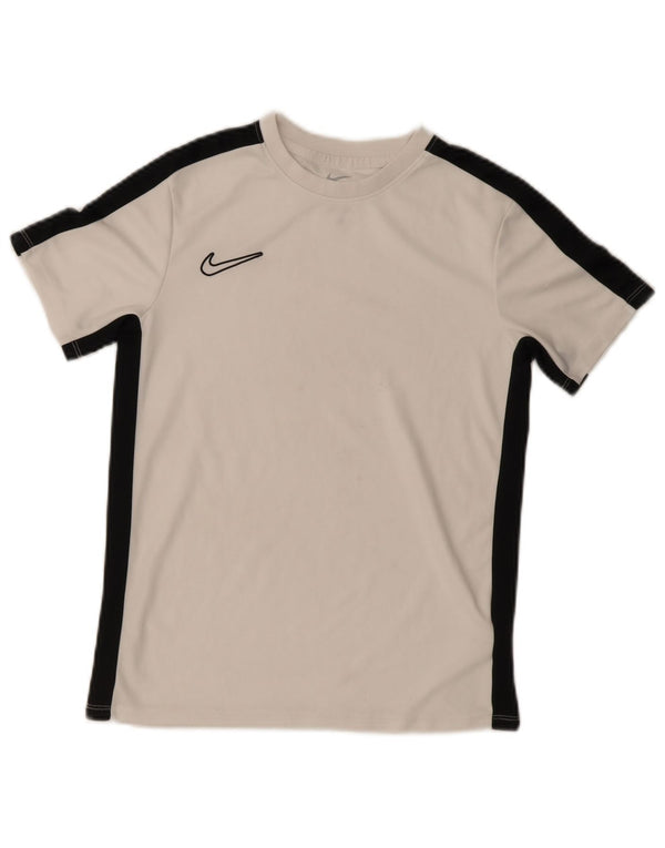 Camiseta Nike Meninos Top 12-13 Anos Grande Off White Poliéster Esportivo