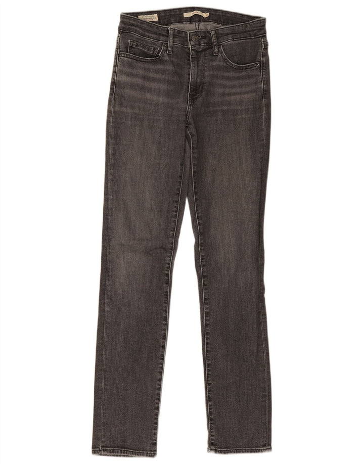 Calça jeans feminina Levi's 712 Slim W27 L31 cinza algodão