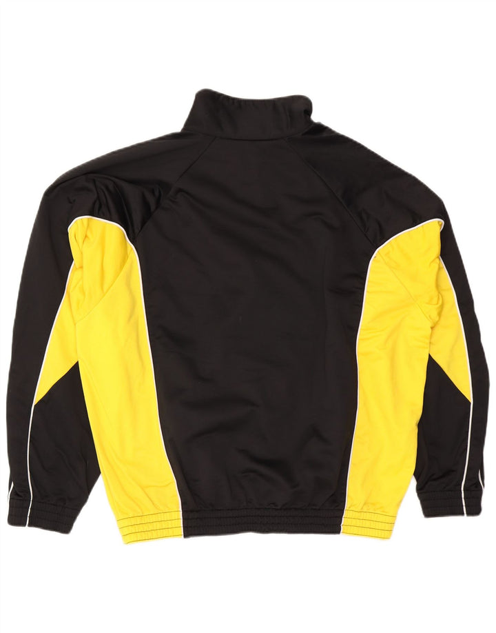 Errea Mens Treino Top Jacket Grande Poliéster Colorblock Preto