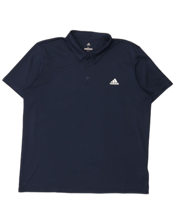Adidas Mens Climalite Polo Shirt XL Azul Marinho Poliéster