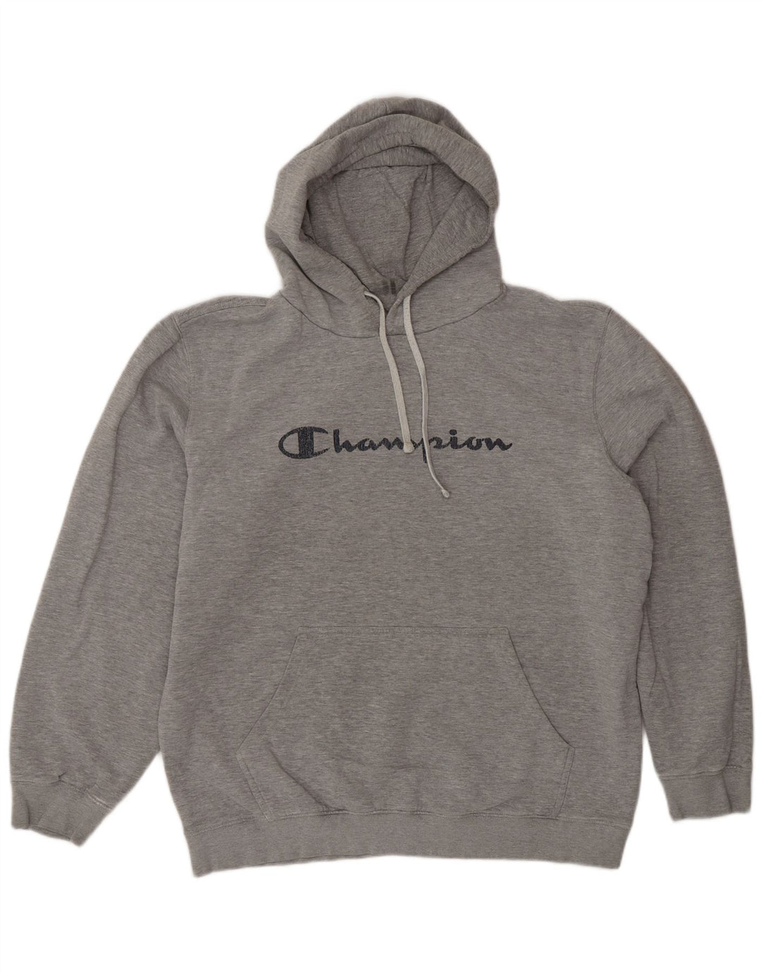 Jumper com capuz gráfico masculino Champion 2XL cinza