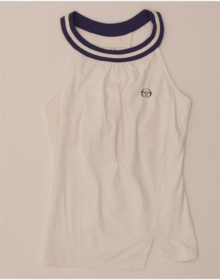 Colete feminino Sergio Tacchini UK 4 XS branco nylon
