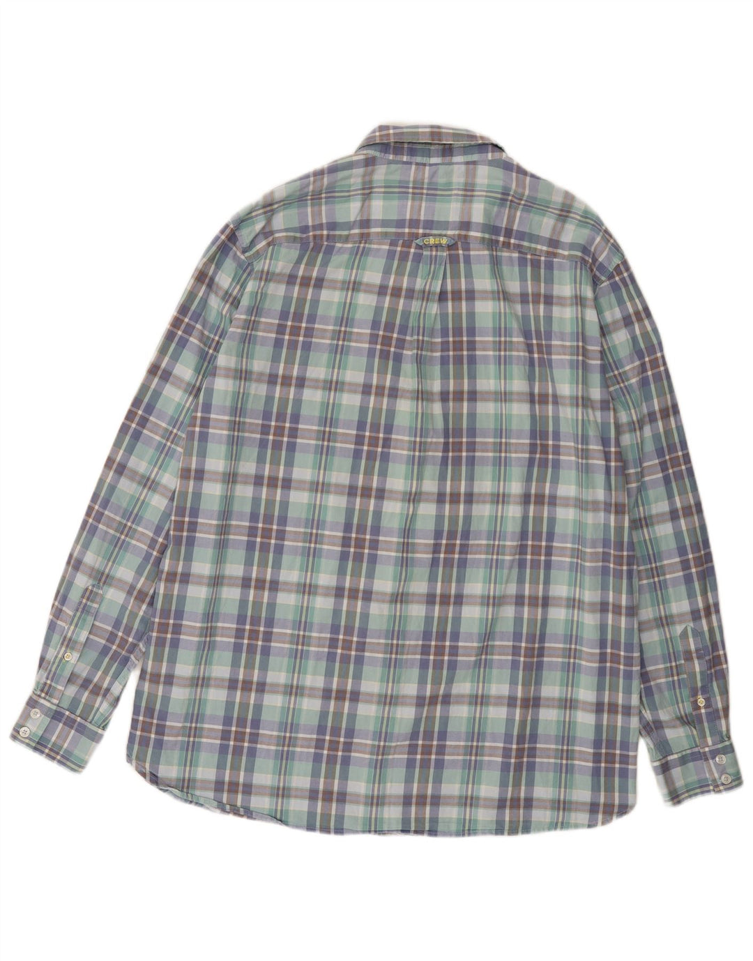 CREW CLOTHING Camisa masculina clássica de ajuste 2XL algodão xadrez multicolorido