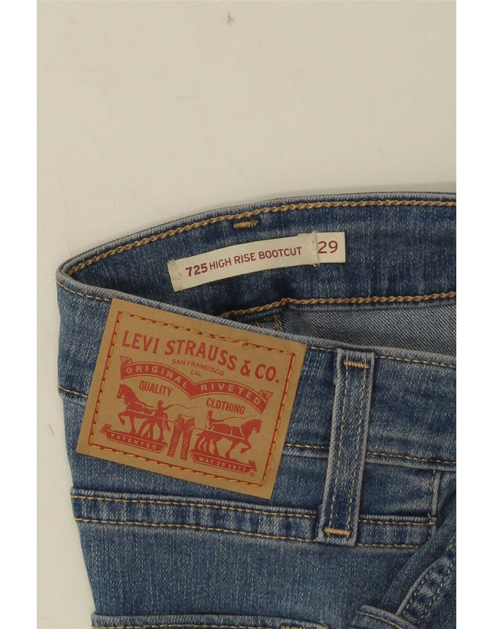 Calça jeans feminina Levi's 725 High Rise Bootcut W29 L29 Azul