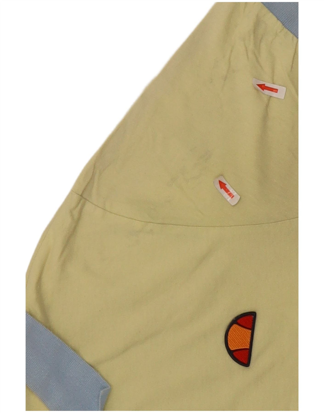 Camisa polo masculina Ellesse grande algodão colorblock amarelo
