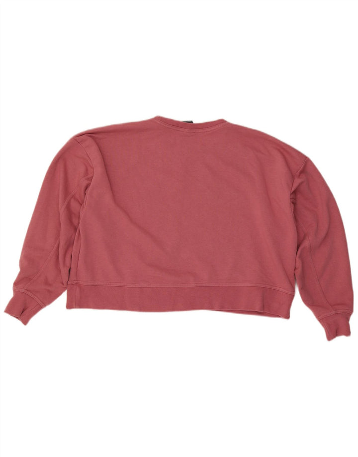 Moletom Nike Feminino Oversized Crop Graphic Jumper UK 14 Médio Rosa