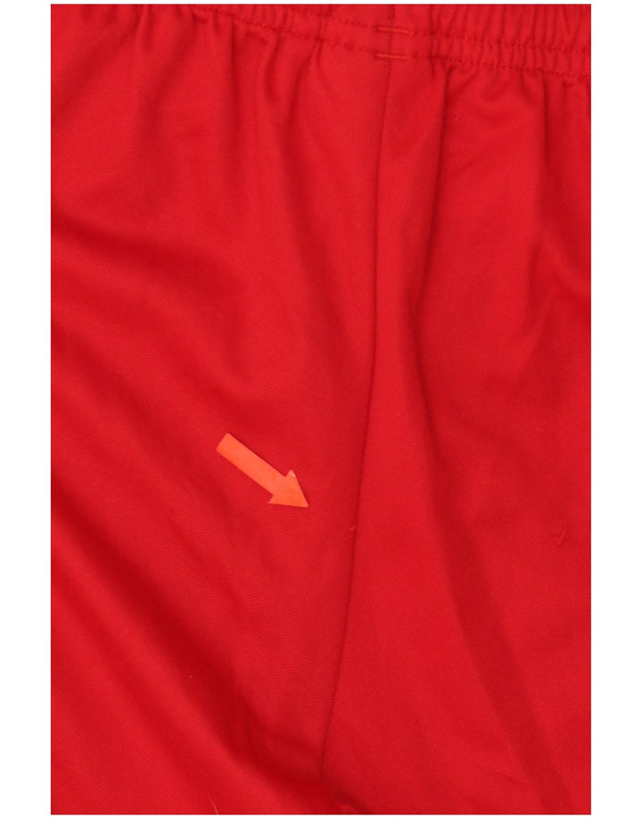 Shorts esportivos Adidas Boys Climalite 13-14 anos poliéster vermelho