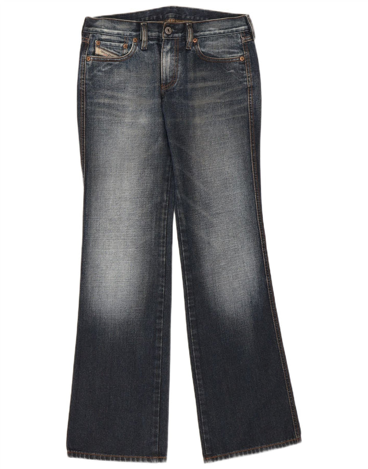 DIESEL Calça jeans feminina bootcut W28 L31 azul marinho algodão