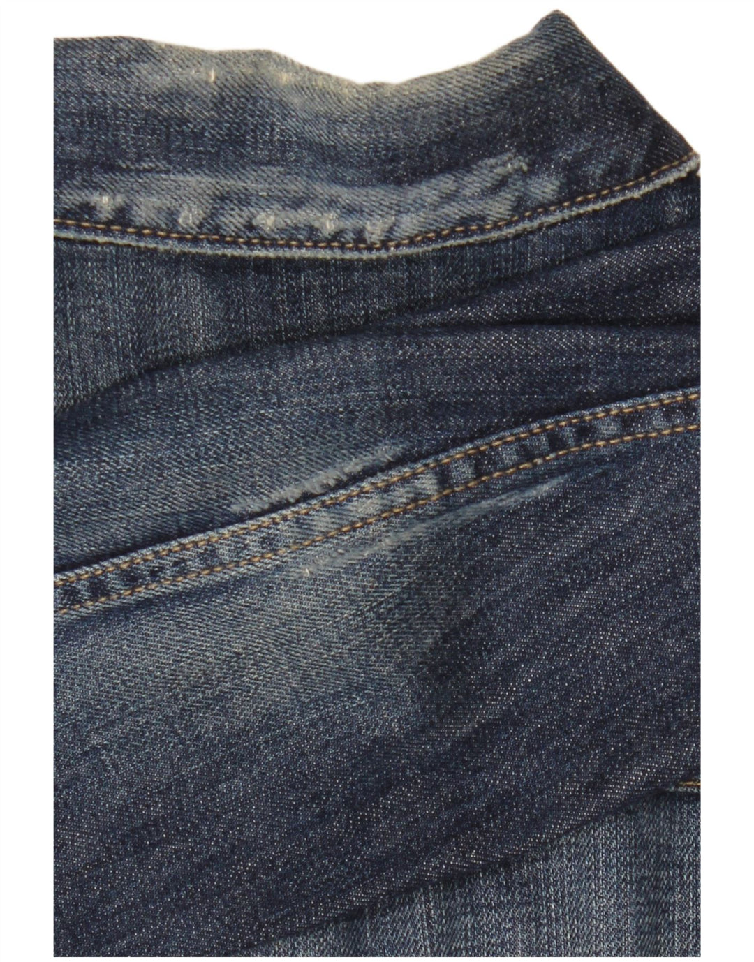 Jaqueta jeans feminina GAS UK 10 algodão azul pequeno