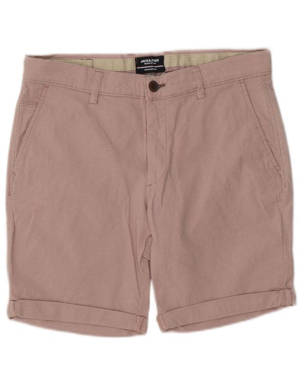 Shorts Chino Masculino Jack & Jones Médio W32 Algodão Rosa