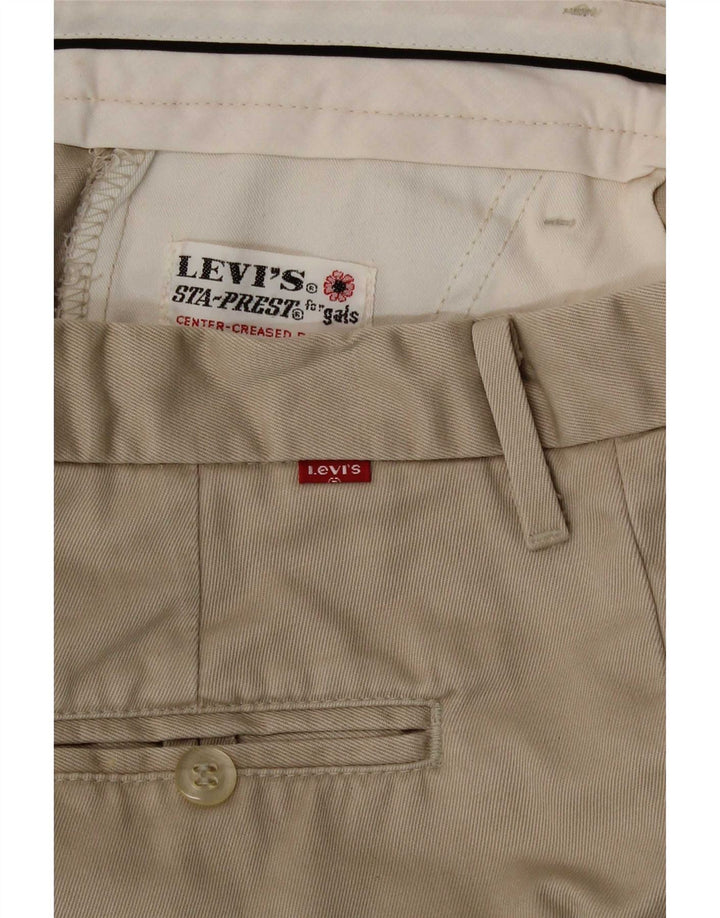 Calça jeans reta masculina Levi's W30 L28 bege