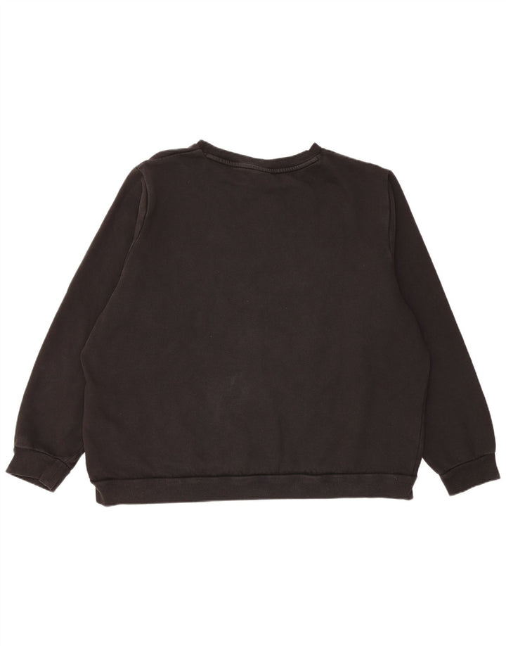 PUMA moletom feminino oversized jumper UK 20 2XL algodão preto
