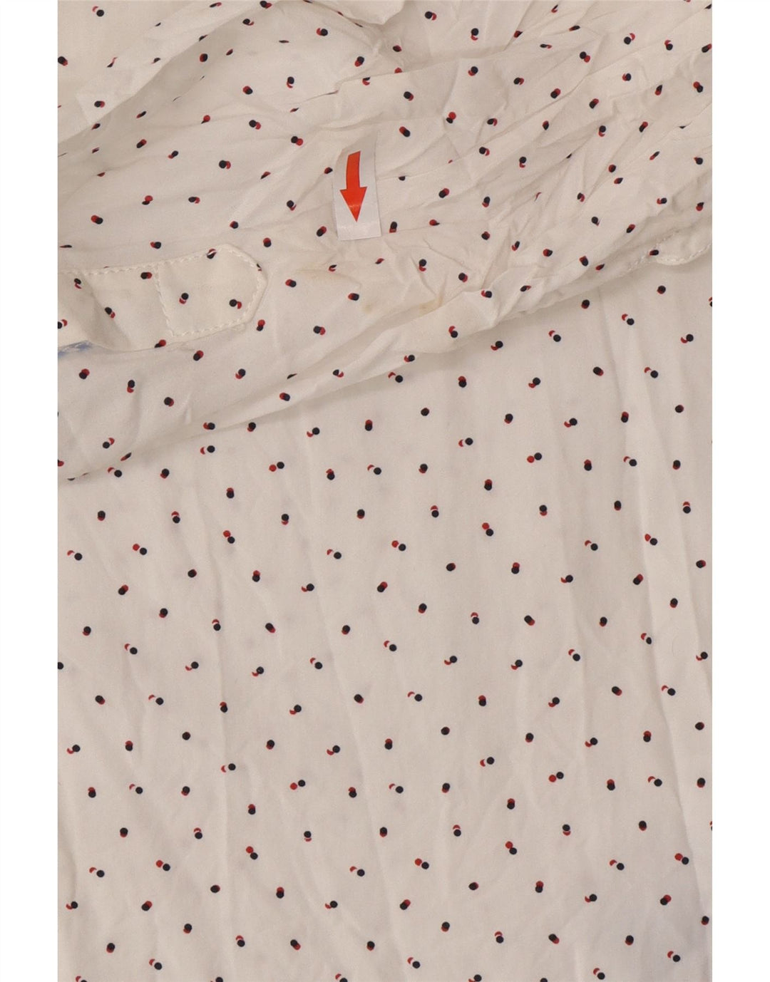 Camisa Tommy Hilfiger Feminina Reino Unido 16 Grande Lyocell Branco Manchado