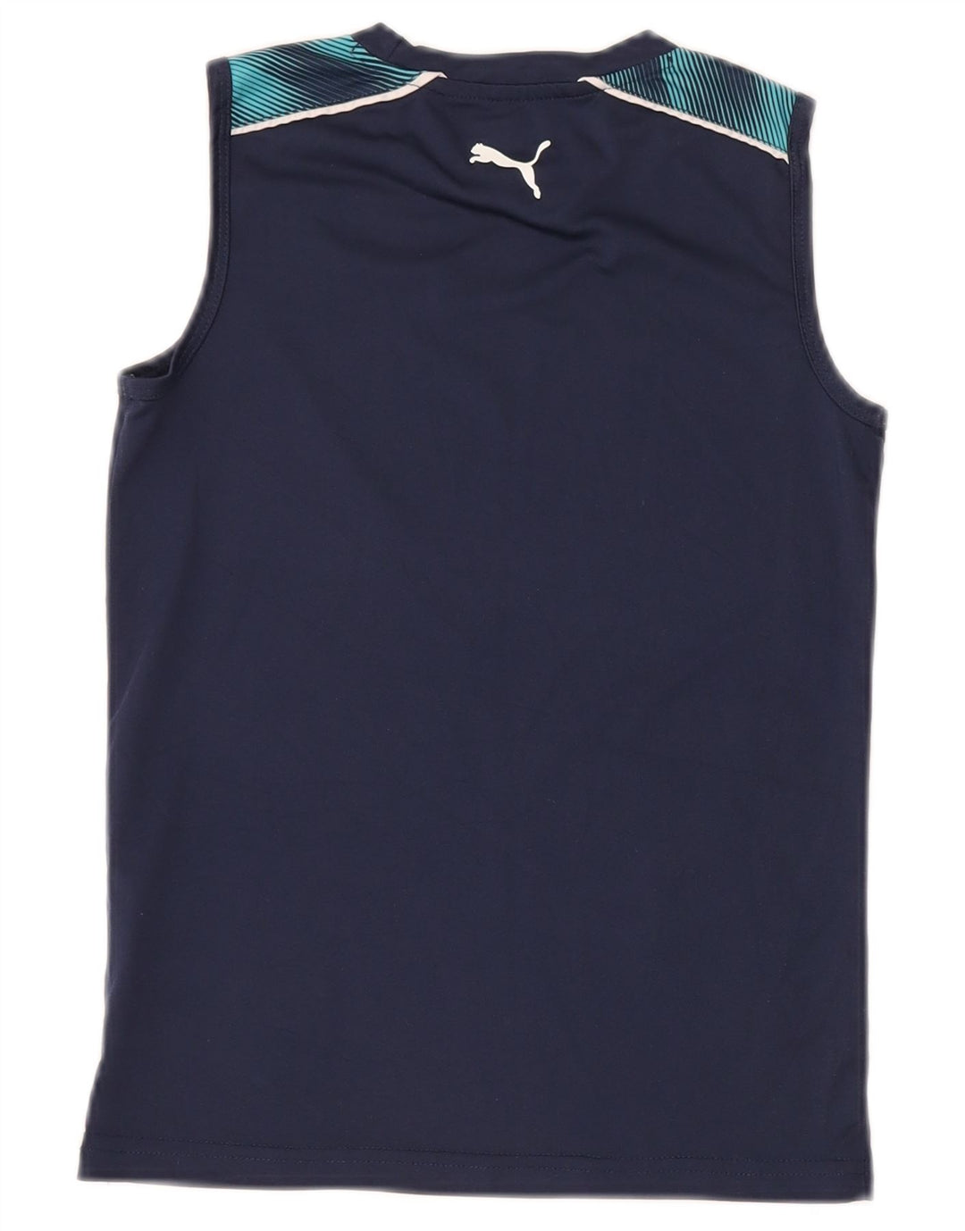 PUMA Boys Graphic Vest Top 7-8 Anos Azul Marinho Poliéster