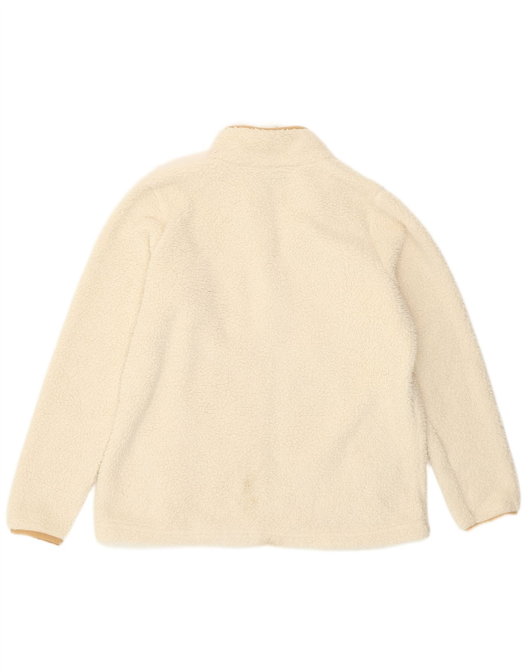 Jaqueta de lã masculina Columbia UK 40 grande poliéster branco