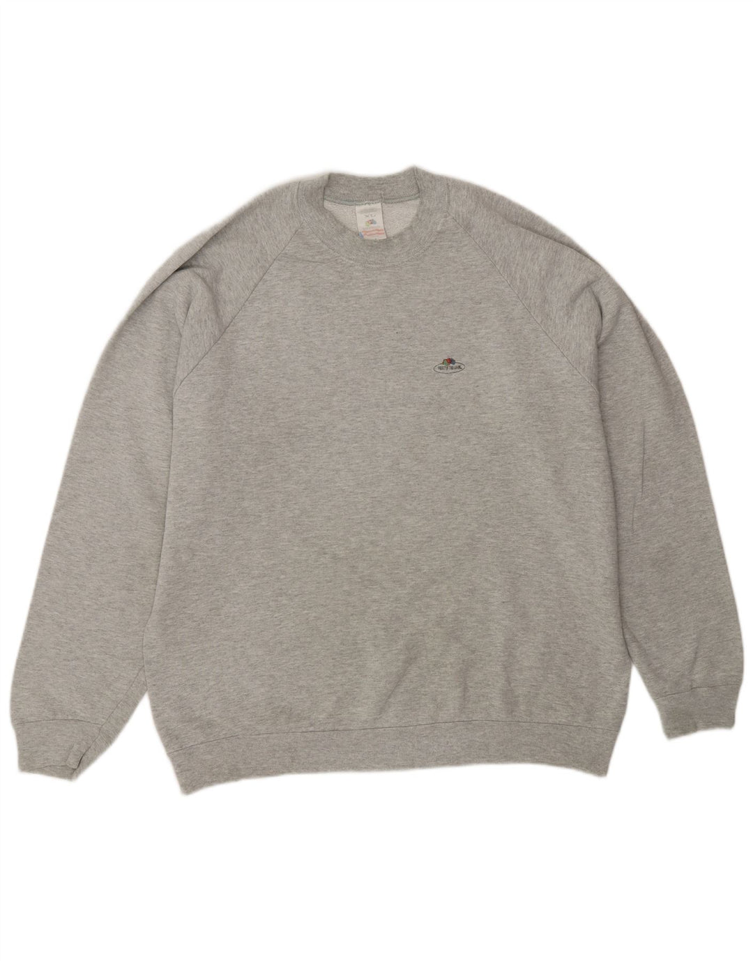 Moletom masculino vintage Jumper XL algodão cinza