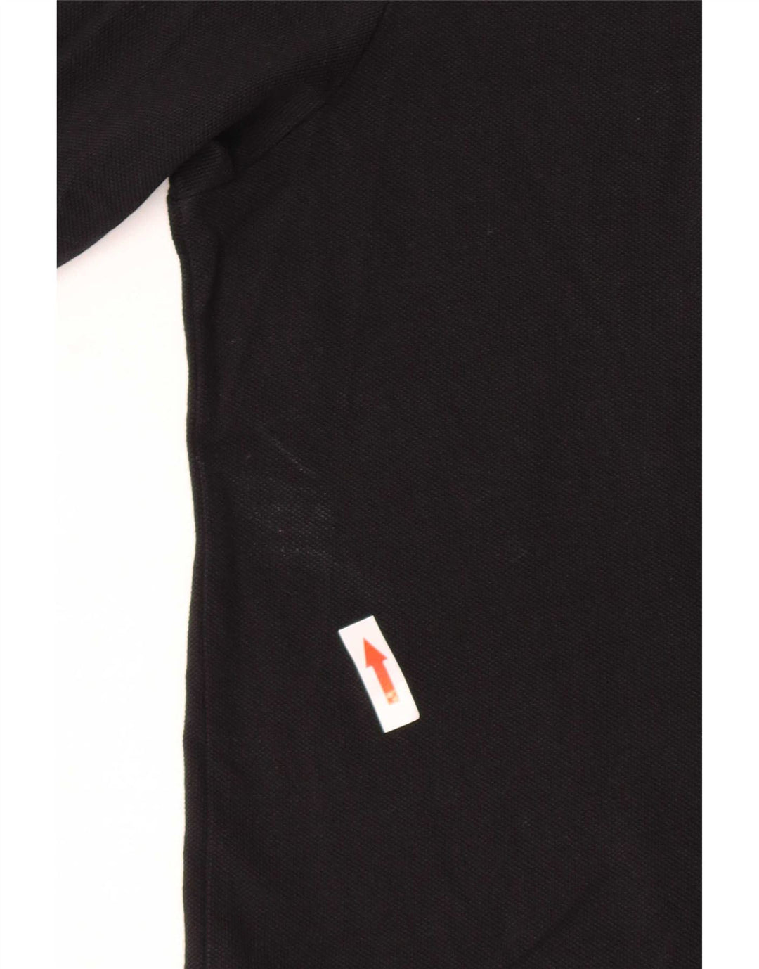 Camisa polo masculina Kappa gráfica pequena de algodão preto