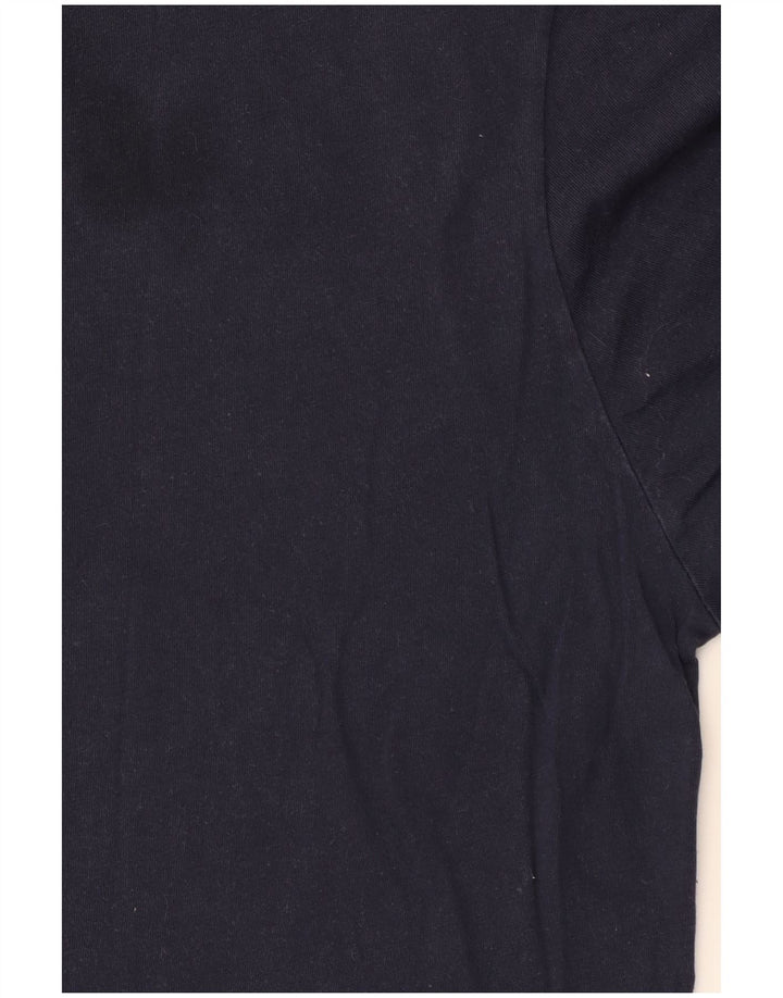 Camiseta masculina Lacoste Regular Fit Top médio algodão azul marinho