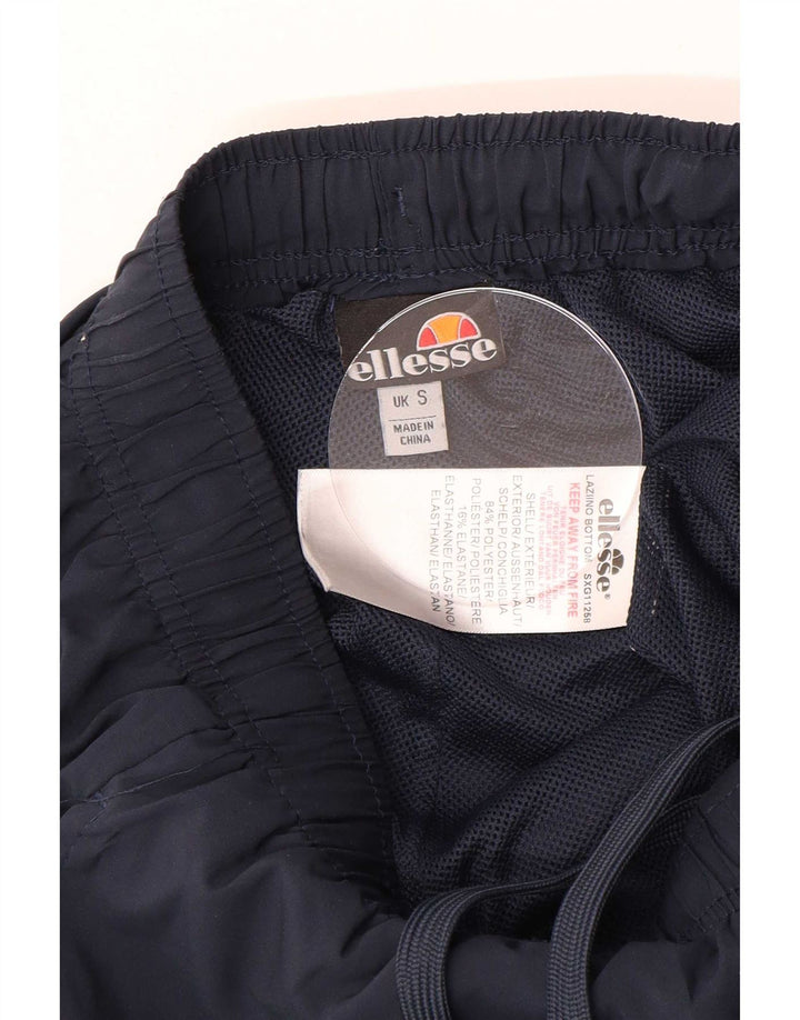 Calça de treino masculina Ellesse joggers poliéster azul marinho pequeno