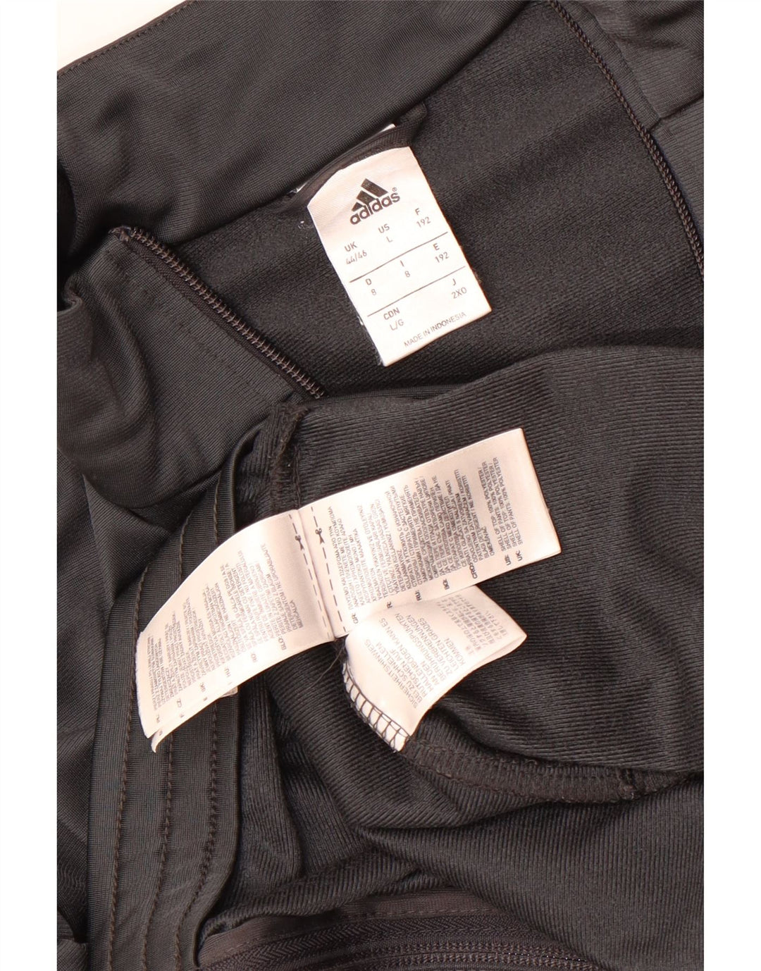 Adidas Mens Tracksuit Top Jacket UK 44/46 Grande Cinza Poliéster