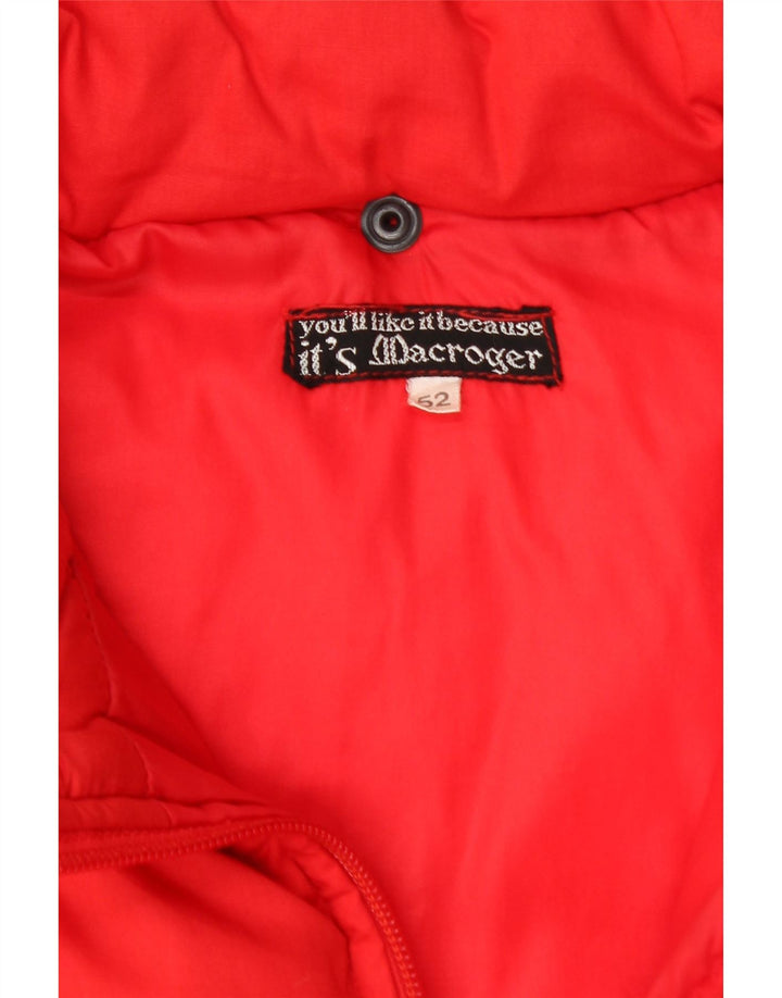 Jaqueta de esqui masculina vintage IT 52 XL vermelha
