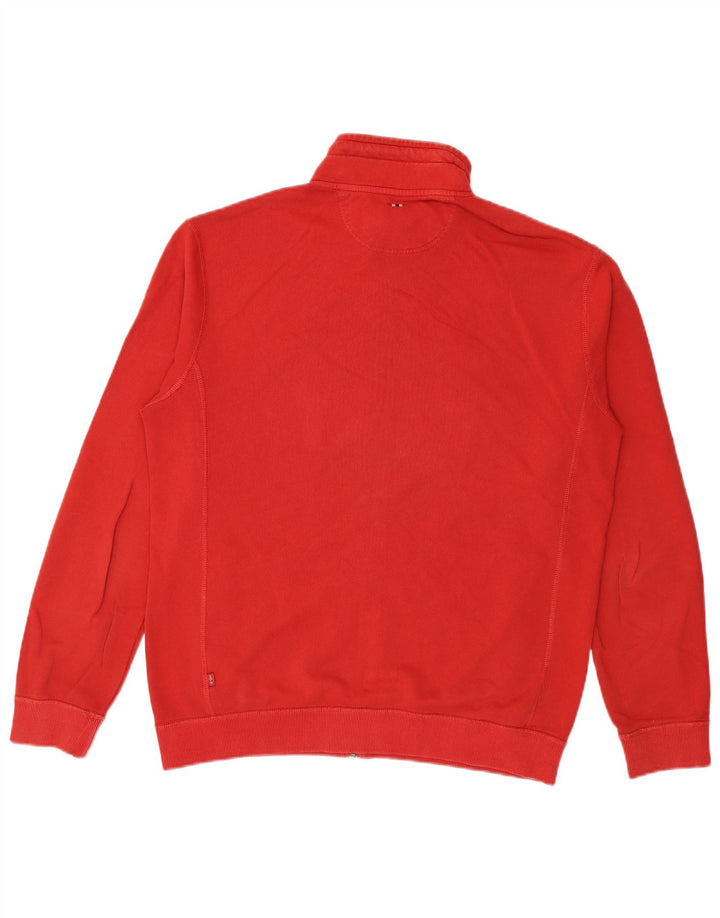 Jaqueta masculina Napapijri com agasalho gráfico XL vermelho