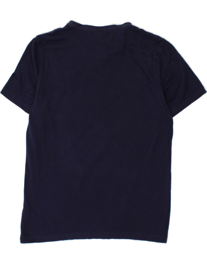 PUMA Mens T-Shirt Top Medium Navy Blue Cotton Vintage Puma and Second-Hand Puma from Messina Hembry 