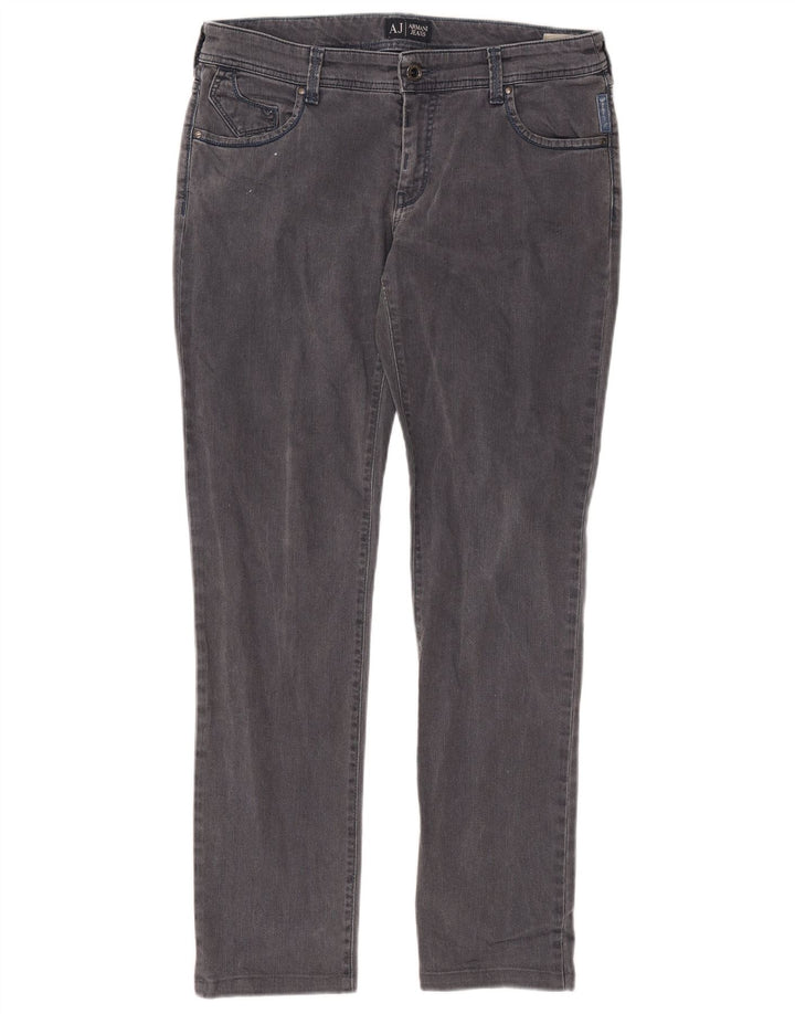 ARMANI Jeans Slim Feminino W30 L29 Cinza