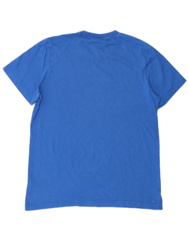 Adidas Camiseta Masculina Graphic Top Grande Algodão Azul