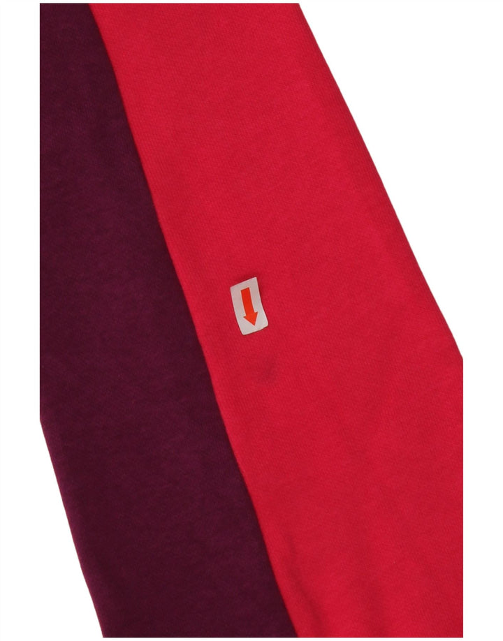 Jumper com capuz gráfico feminino PUMA 11-12 anos rosa algodão colorblock