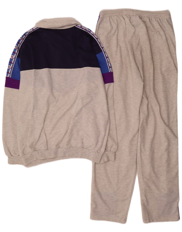 Lotto Mens Graphic Full Tracksuit XL Cinza Colourblock Poliéster