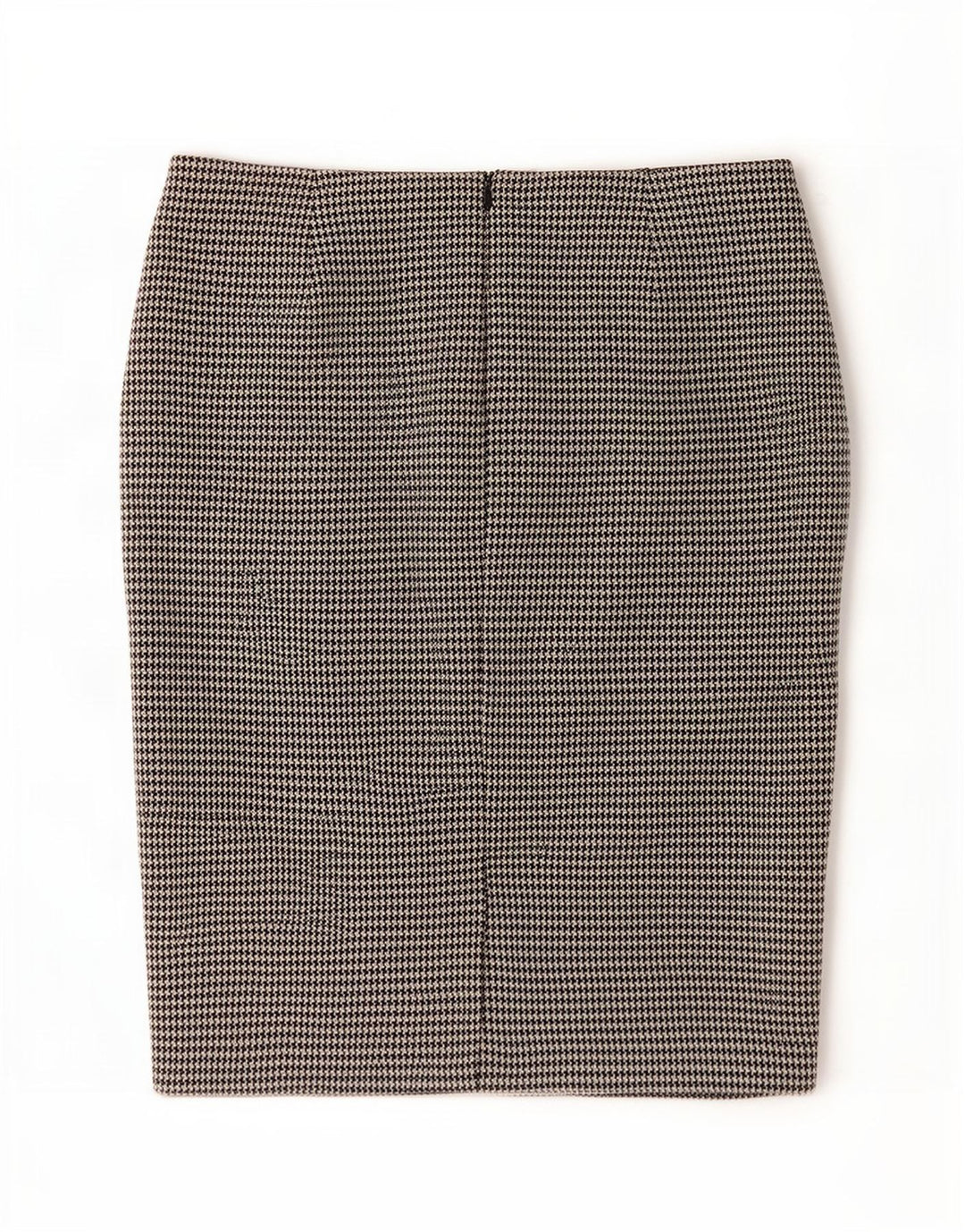 Saia lápis feminina Marks & Spencer UK 16 grande W34 preta Houndstooth