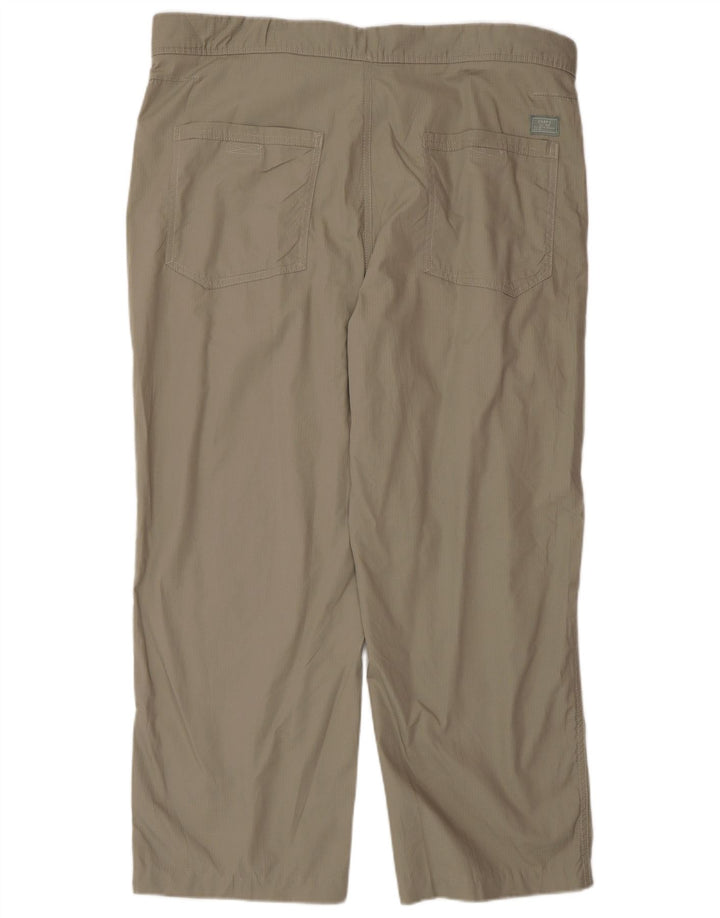 Calça Chino reta masculina Chaps W36 L32 algodão cinza