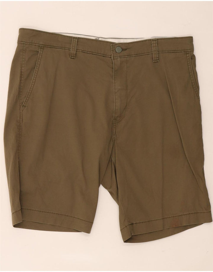 Shorts Chino Masculino Levi's W36 Grande Algodão Cáqui