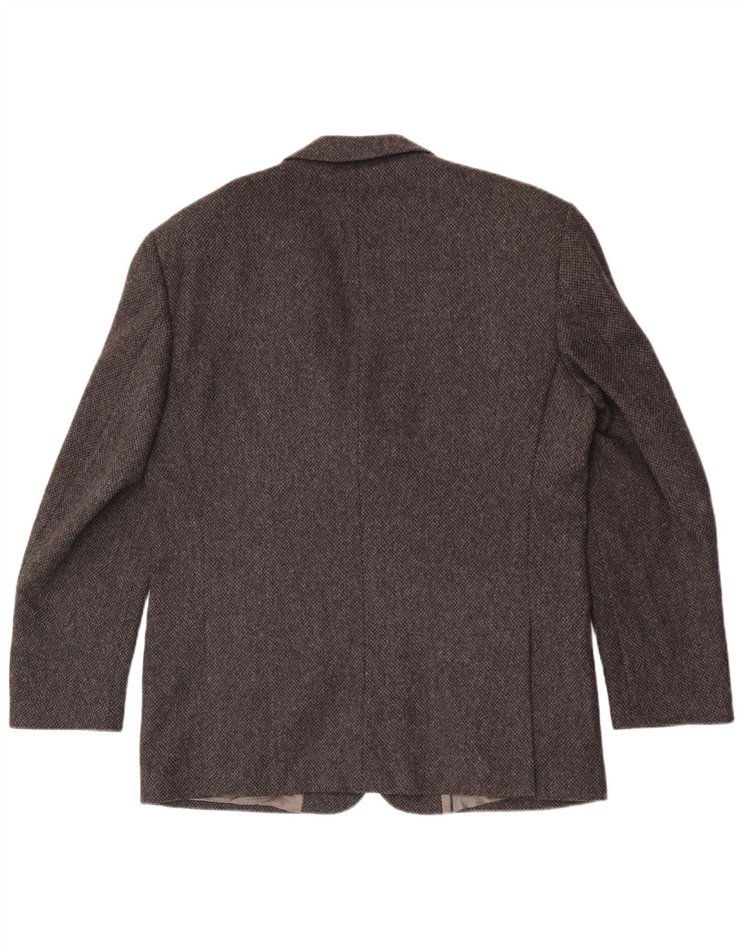 Jaqueta blazer masculina Stefanel com 3 botões IT 52 XL lã cinza