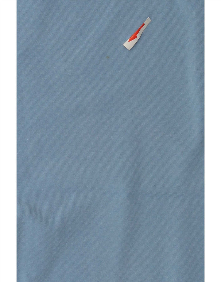 Calça de treino feminina Nike UK 8/10 pequena azul algodão