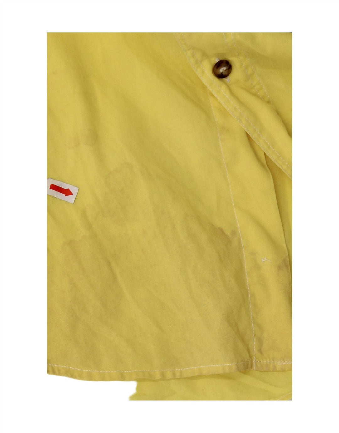 Camisa masculina LEVI'S grande algodão amarelo