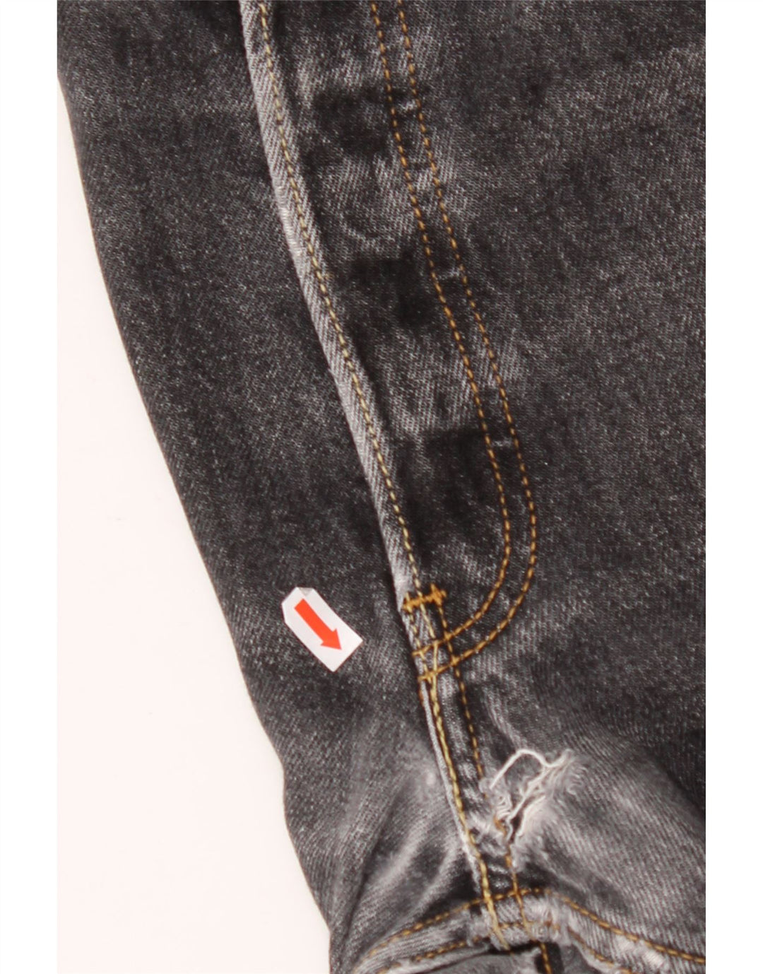 LEVI'S Masculino 501 Straight Jeans W32 L32 Algodão Preto